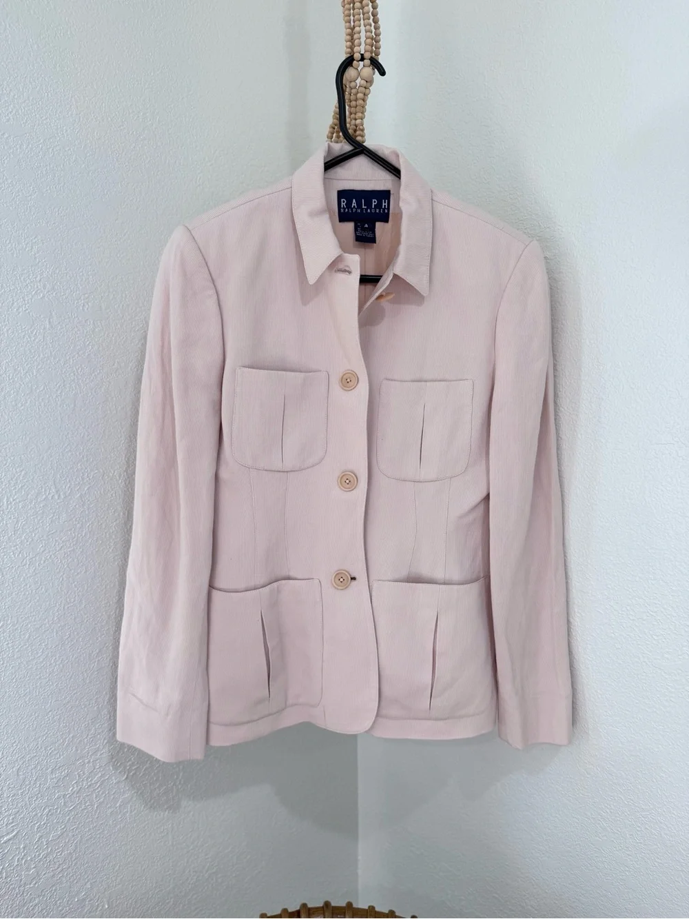 Vintage Ralph Lauren Blue Label Blush Pink 3 piece Set